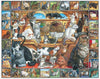 The World of Cats 1000 Piece Jigsaw Puzzle by White Mountain Puzzle